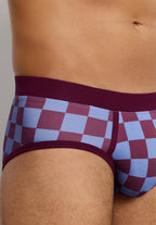 Arthur Arbesser X Hanro Checkered Brief | Chess Print 76365-3068