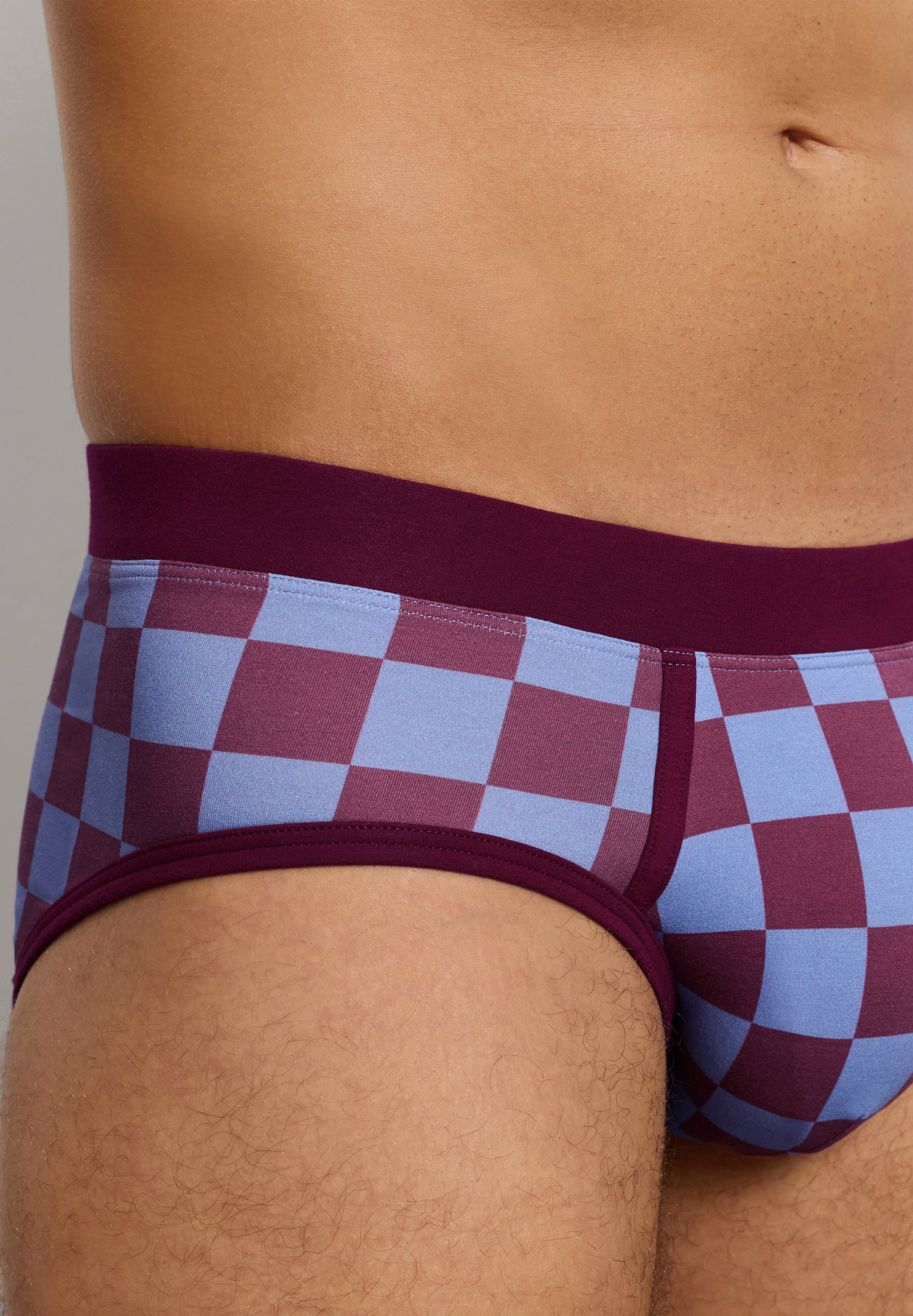 Arthur Arbesser X Hanro Checkered Brief | Chess Print 76365-3068