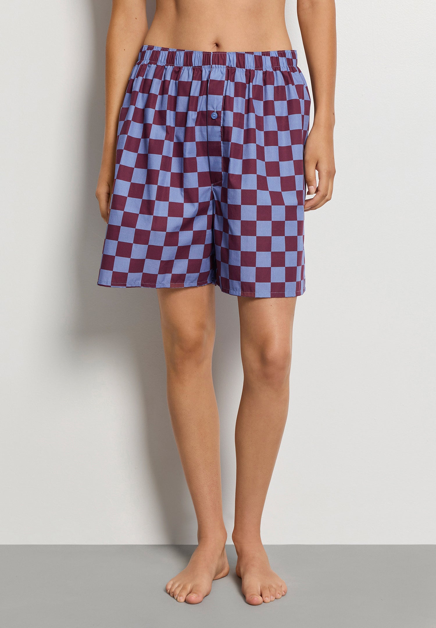 Arthur Arbesser X Hanro Tartan Cotton Boxers | Chess Print 76369-3068