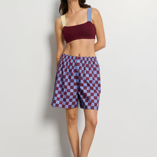 Arthur Arbesser X Hanro Tartan Cotton Boxers | Chess Print 76369-3068