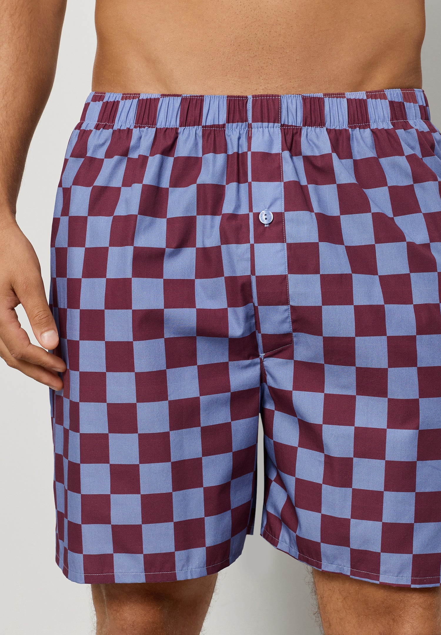Arthur Arbesser X Hanro Tartan Cotton Boxers | Chess Print 76369-3068