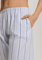 Loungy Nights Flannel Pants | Powder Blue Stripe 76486-3055