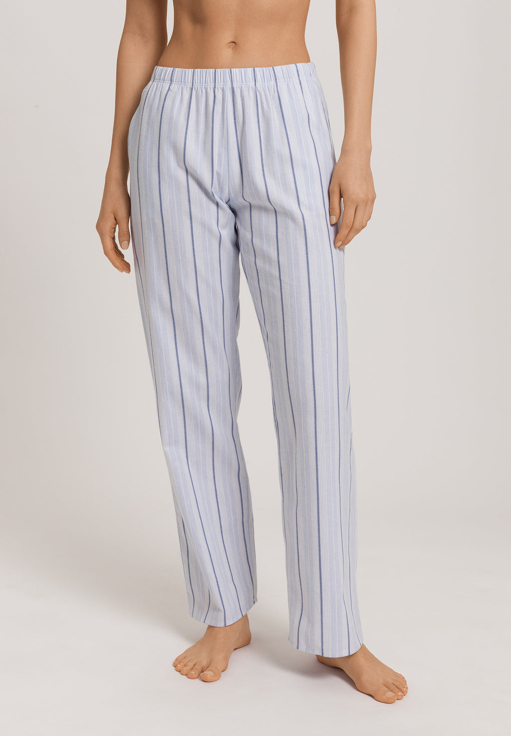 Loungy Nights Flannel Pants | Powder Blue Stripe 76486-3055