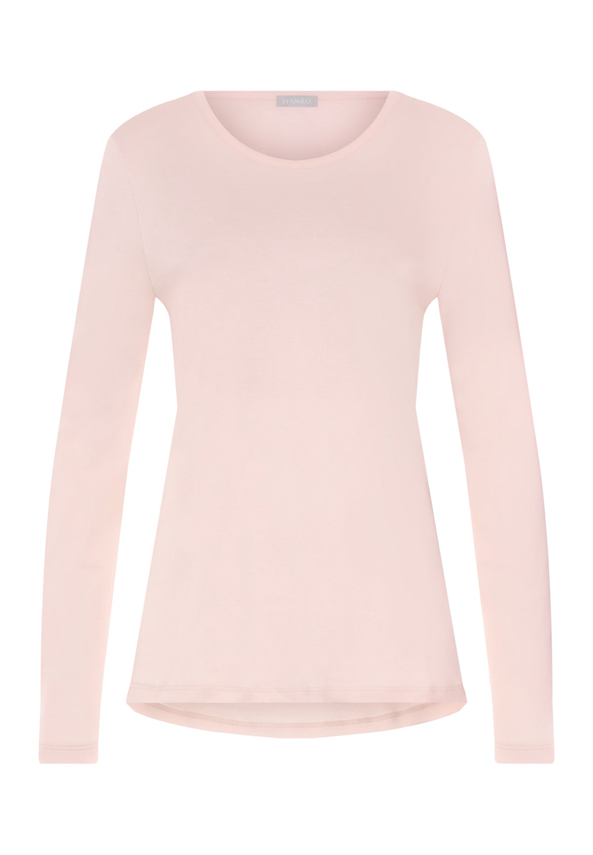 Loungy Nights Relaxed Round Neck Cotton Top | Rosewater 76491-2111