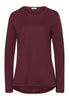 76491 Loungy Nights Knit Long Sleeve Shirt - 2483 Deep Maroon