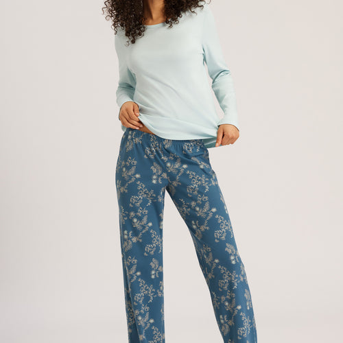 76491 Loungy Nights Knit L/Slv Shirt - 2516 Skylight