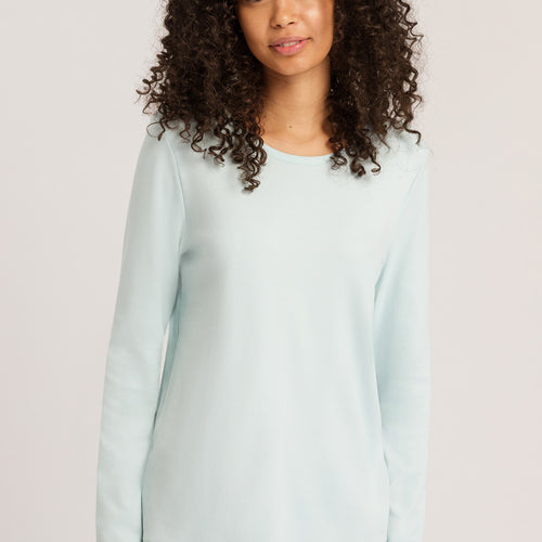 76491 Loungy Nights Knit L/Slv Shirt - 2516 Skylight