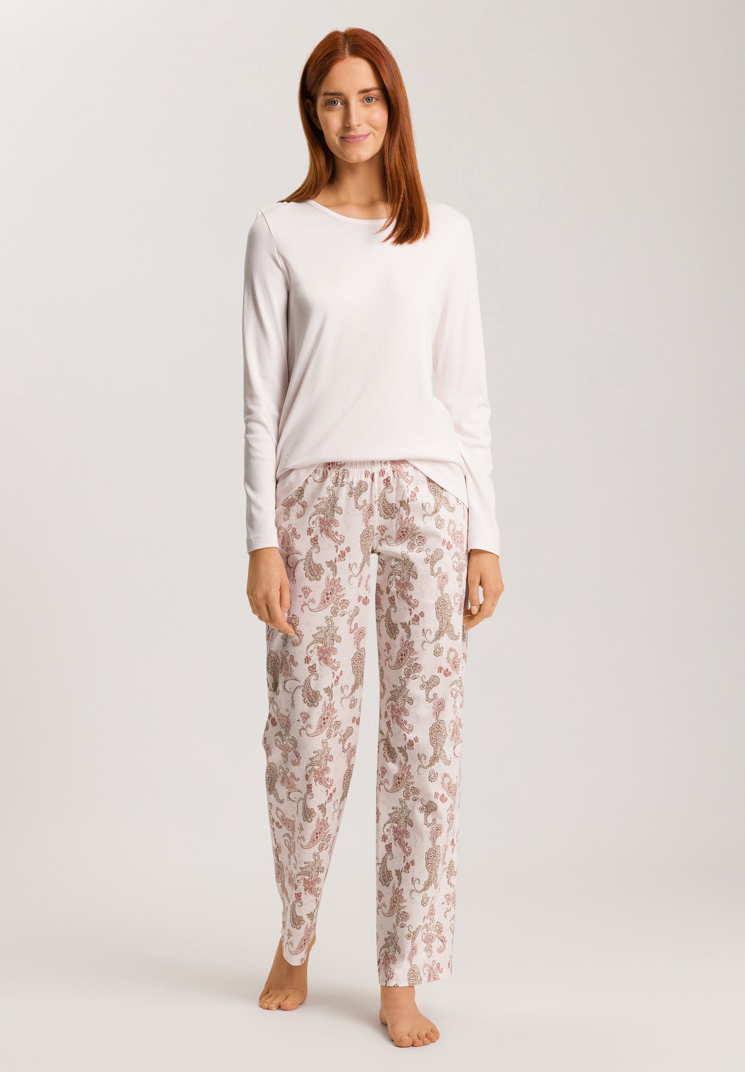 76492 Loungy Nights Knit Pants - 2869 Rose Paisley