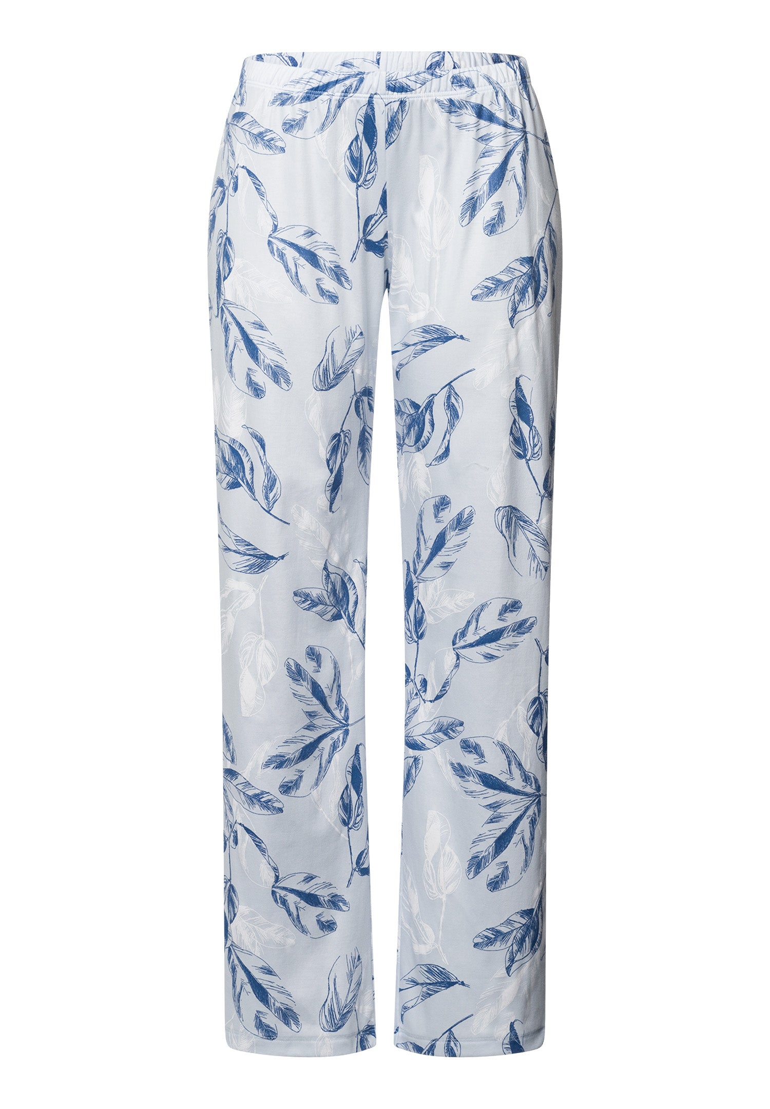 Loungy Nights Cotton Knit Pants | Frosty Garden 76492-3052 – HANRO