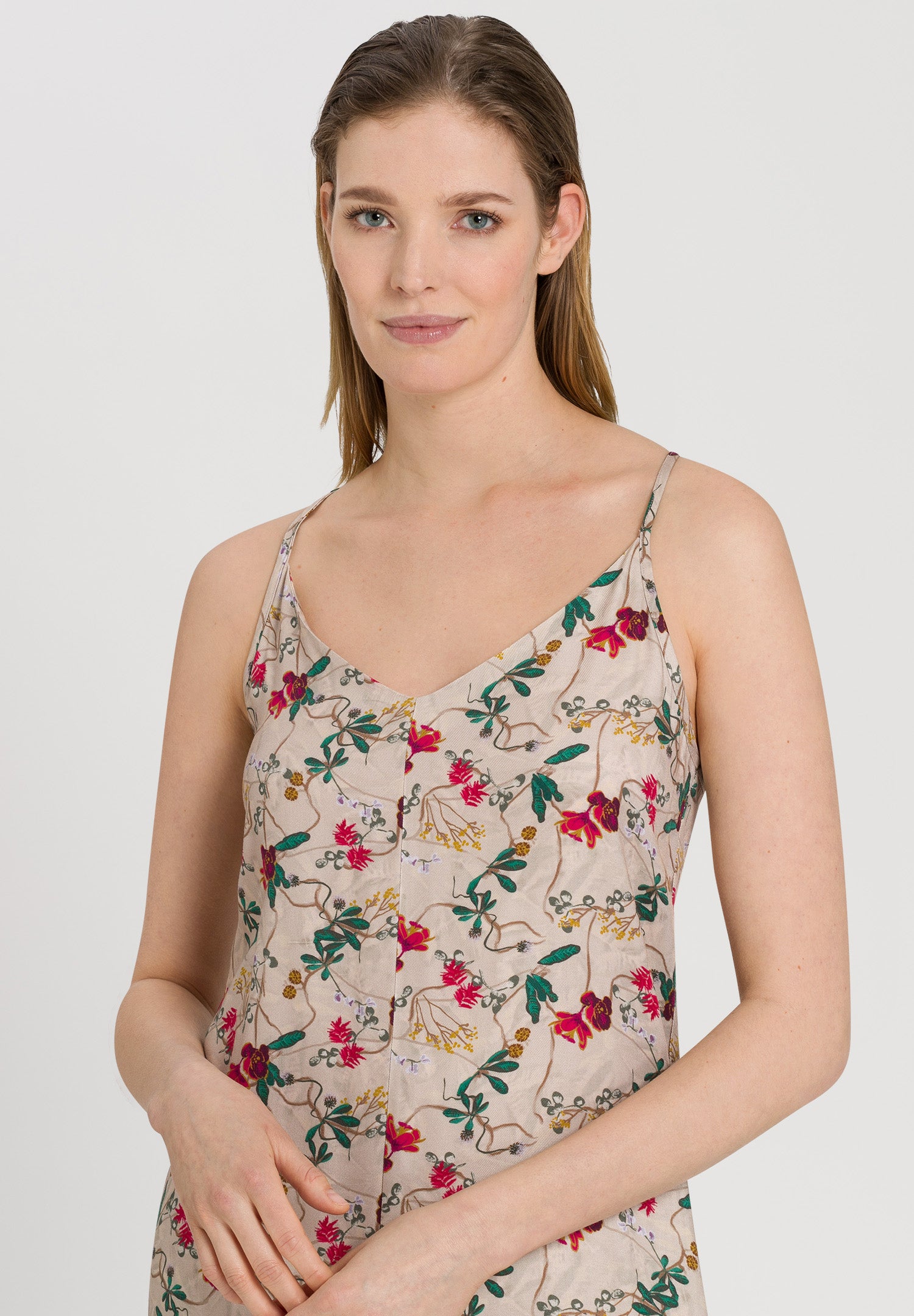 76516 Jill Spaghetti Gown - 2985 Botanical Magic