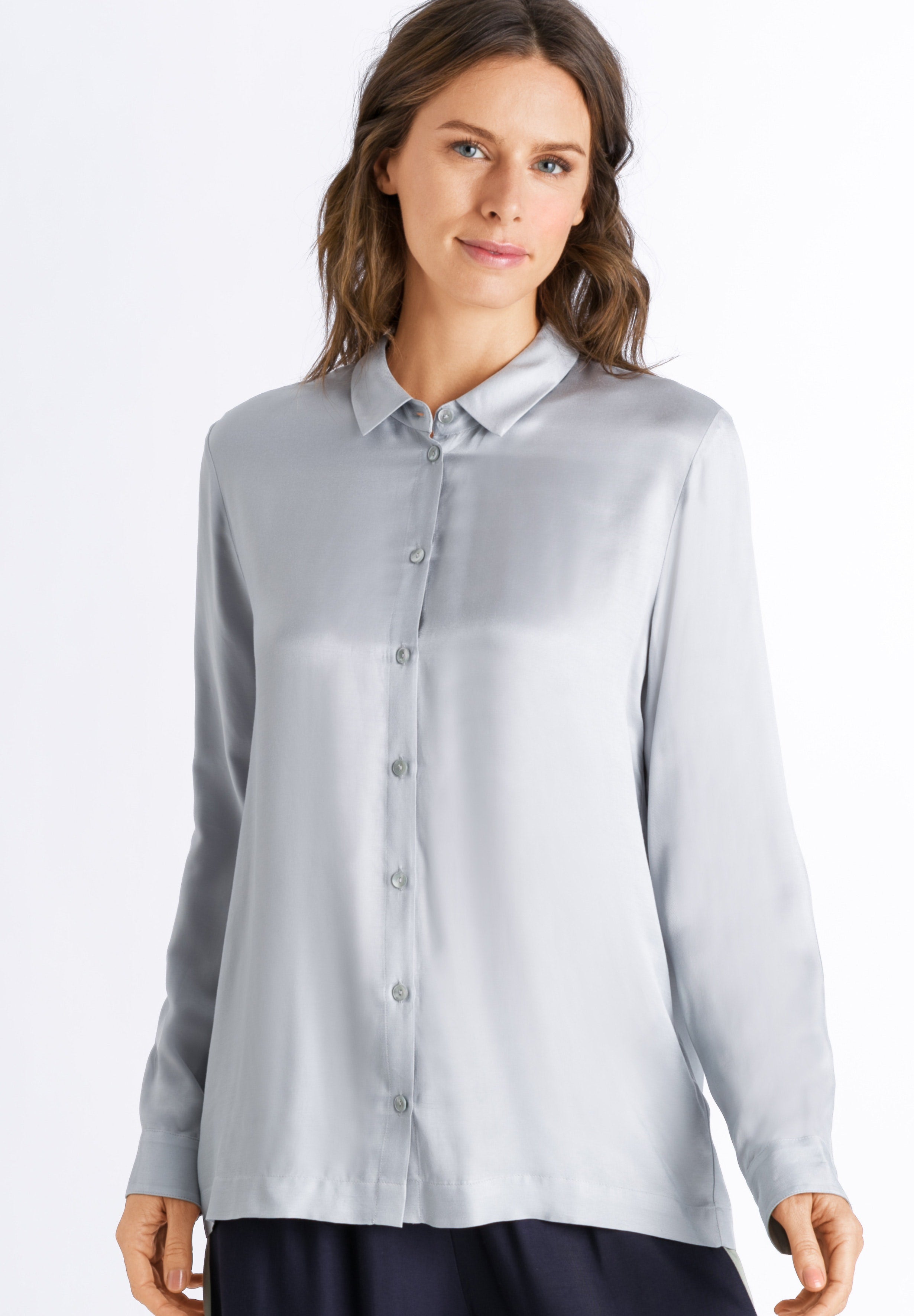 76640 Nori Long Sleeve Shirt - 1688 Celadon Grey