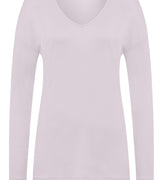 76648 Ami Long Sleeve Shirt V-Neck - 1397 Lilac