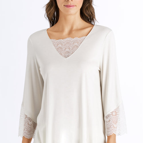 76661 Aria 3/4 Sleeve Shirt - 1221 Soft Beige