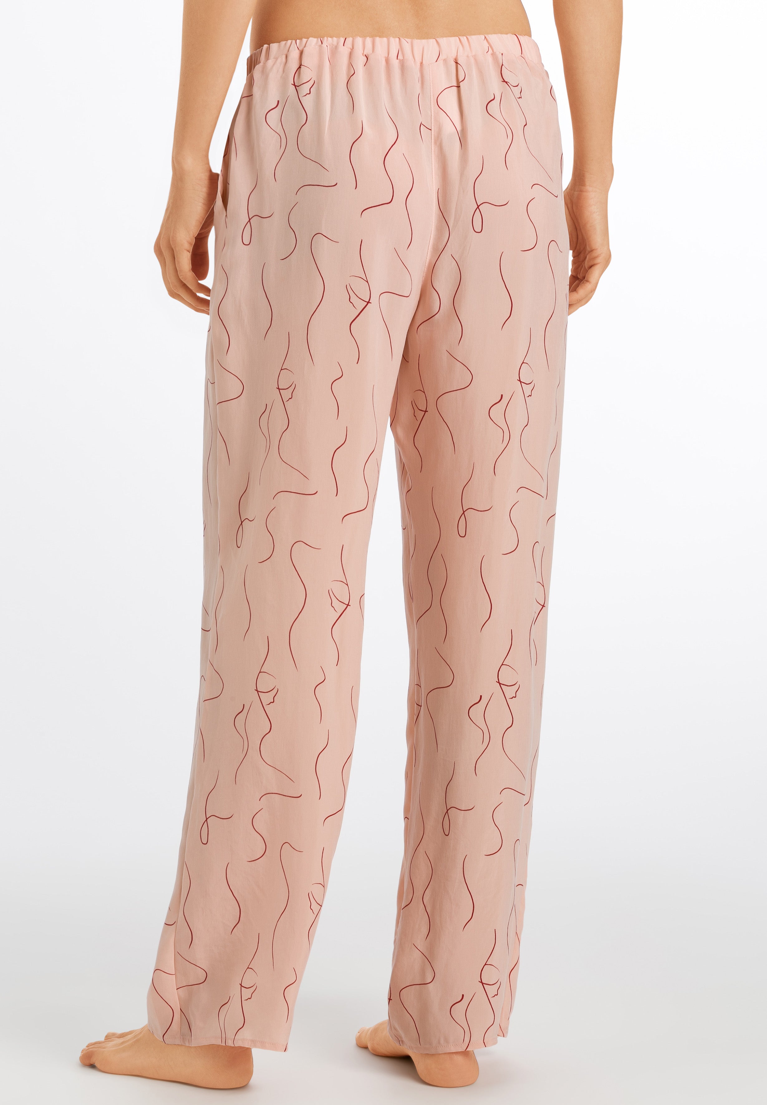 76827 Lille Woven Pants - 2067 Pstl Art Iced Apricot