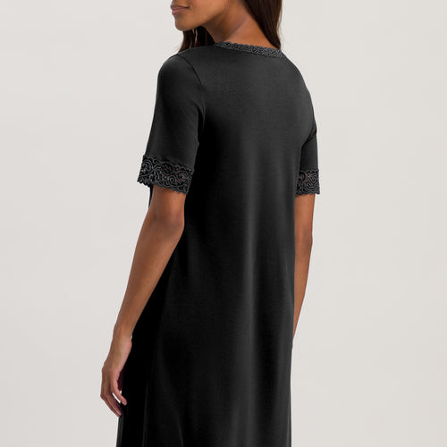 Moments Short Sleeve Nightgown 100cm | Black 77040-019