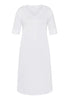 77040 Moments S/Slv Nightgown 100 Cm - 101 White