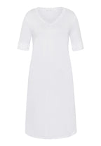 77040 Moments S/Slv Nightgown 100 Cm - 101 White
