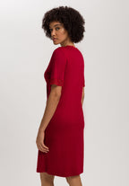 Moments Short Sleeve Nightgown 100cm | Red Dahlia 77040-2418