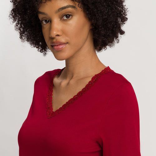 Moments Short Sleeve Nightgown 100cm | Red Dahlia 77040-2418