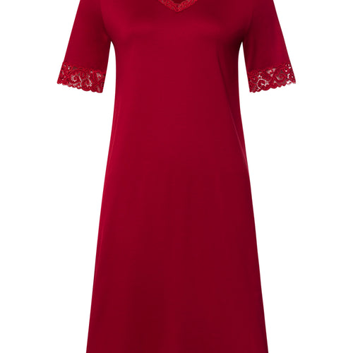 Moments Short Sleeve Nightgown 100cm | Red Dahlia 77040-2418
