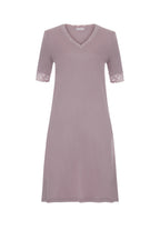Moments Lace Trim Cotton Nightgown | Stormy Rose 77040-2467