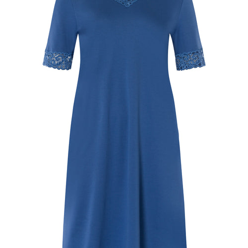 77040 Moments S/Slv Nightgown 100 Cm - 2604 True Navy