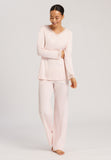 77041 Moments L/Slv Pajama - 1334 Crystal Pink