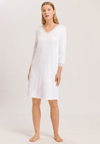 77162 Moments 3/4 Slv Nightgown 100cm - 101 White