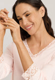 77162 Moments 3/4 Slv Nightgown 100cm - 1334 Crystal Pink