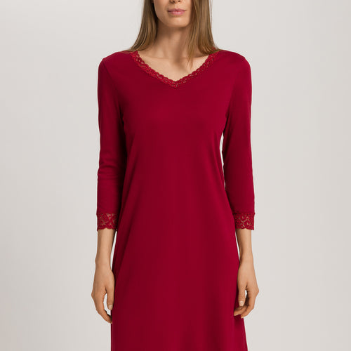 Moments 3/4 Sleeve Gown Nightdress 100cm | Red Dahlia 77162-2418
