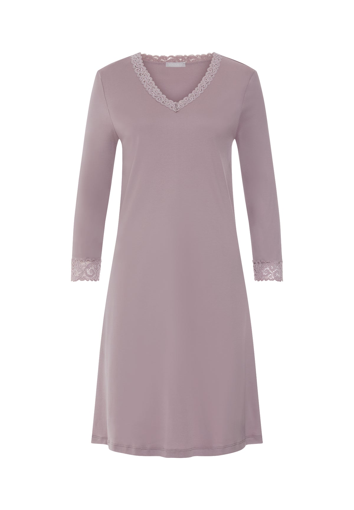 Moments Lace Trim Cotton Nightgown | Stormy Rose 77162-2467