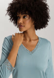 Moments 3/4 Sleeve Gown Nightdress 100cm | Tourmaline Blue 77162-2712