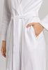 77303 Robe Selection Cotton Pique Robe - 101 White