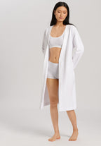 77303 Robe Selection Cotton Pique Robe - 101 White