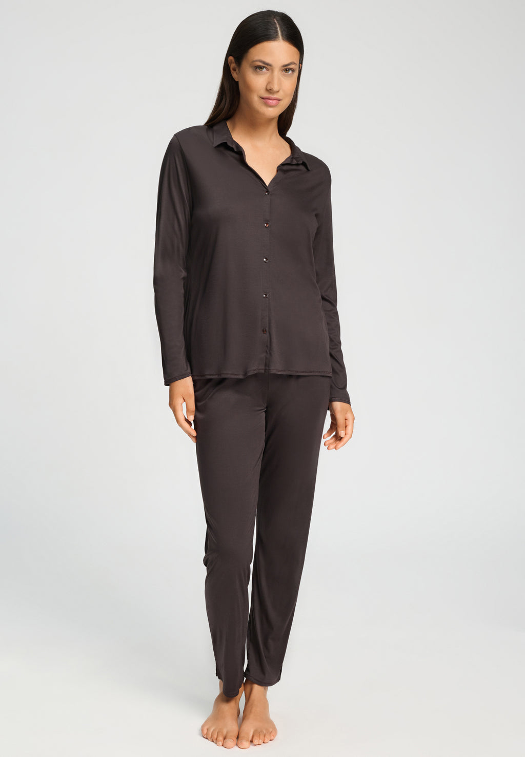 Grand Central TENCEL™ and Silk Shirt | Dark Mocha 77305-2185