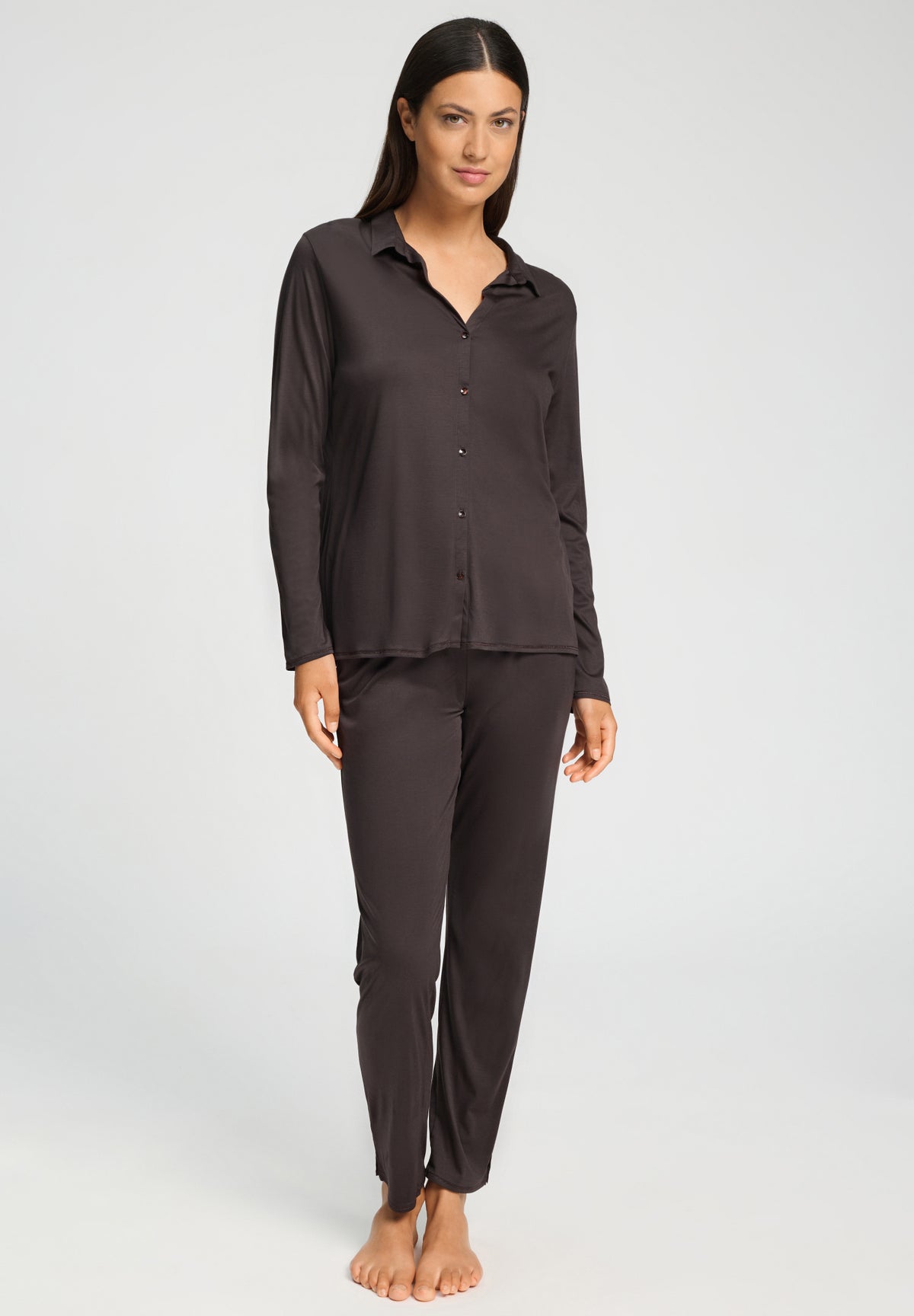 Grand Central TENCEL™ and Silk Shirt | Dark Mocha 77305-2185