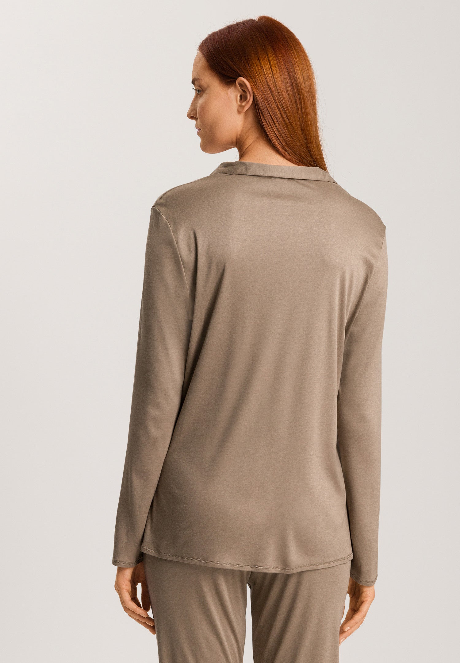 77305 Grand Central Long Sleeve Button Front Shirt - 2847 Taupe