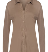 77305 Grand Central Long Sleeve Button Front Shirt - 2847 Taupe