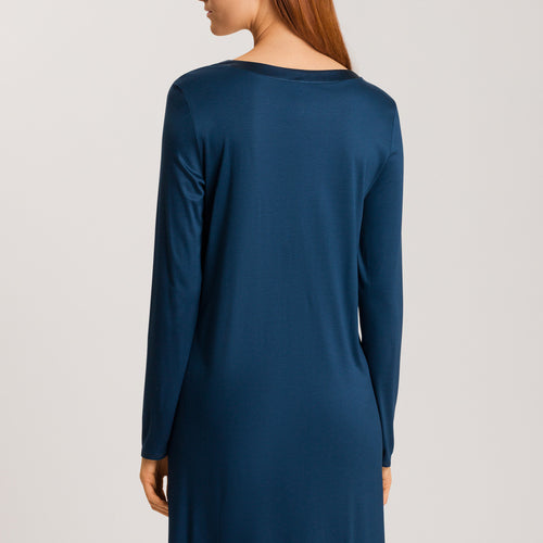 77339 Grand Central Long Sleeve Nightgown 100cm - 1652 Mystic Blue