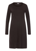 Grand Central Round Neck Nightgown 100cm | Dark Mocha 77339-2185