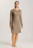 77339 Grand Central Long Sleeve Nightgown 100cm - 2847 Taupe