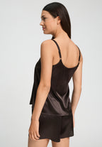 Grand Central Relaxed Silk Camisole | Dark Mocha 77380-2185