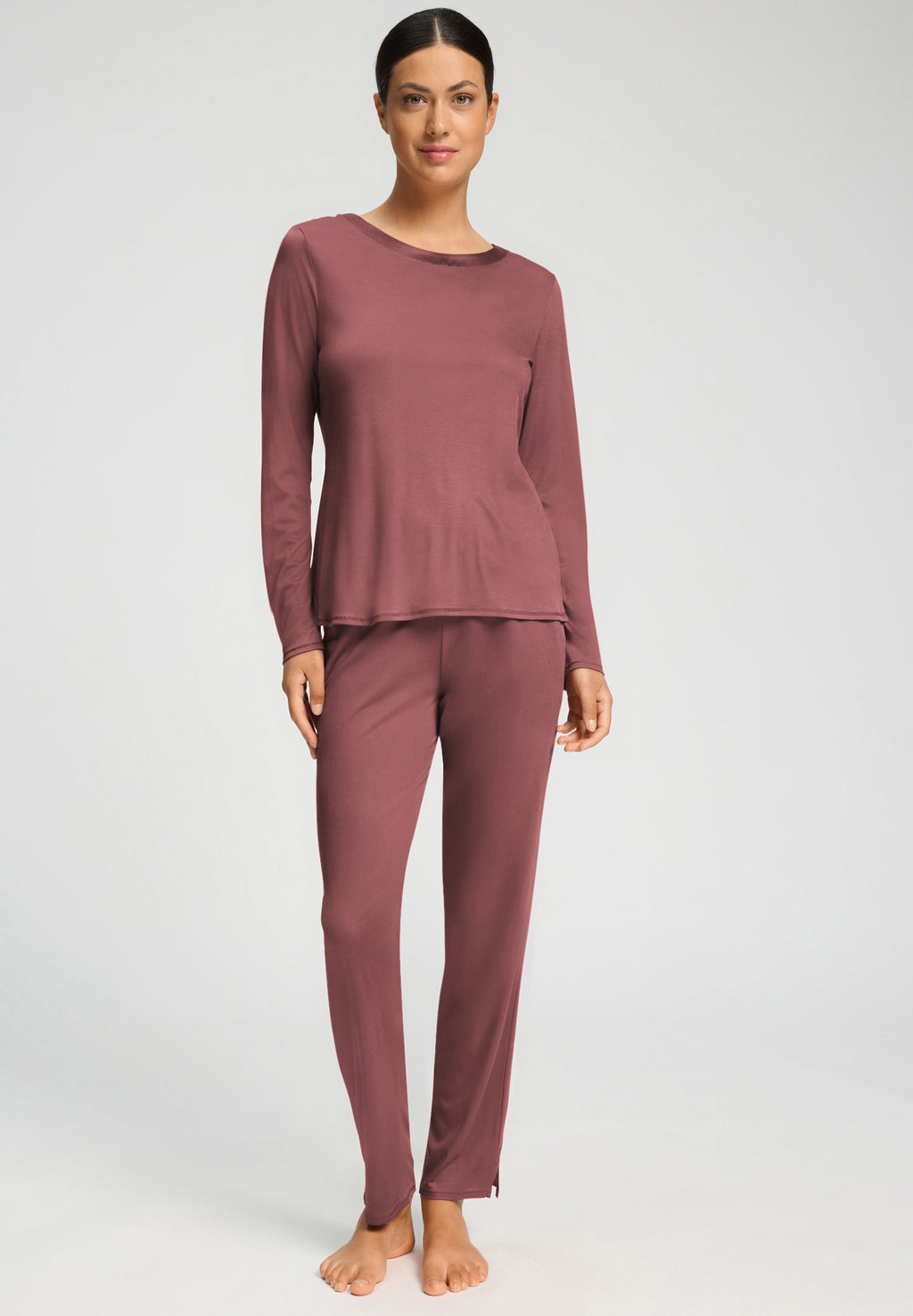 Grand Central TENCEL™ and Silk Trim Relaxed Top | Apple Butter 77381-2441