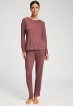 Grand Central TENCEL™ and Silk Trim Relaxed Top | Apple Butter 77381-2441