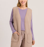 77392 Sleep & Lounge Long Vest - 2819 Mocha