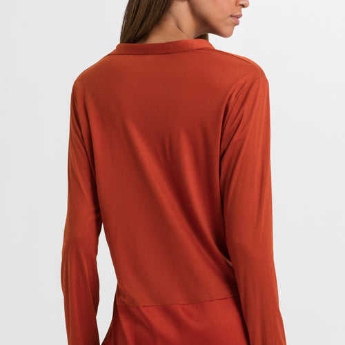 77402 Grand Central Long Sleeve Shirt - 1458 Blood Orange