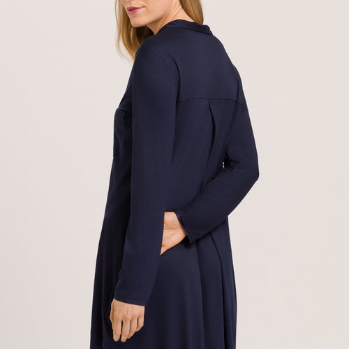 77420 Grand Central Boyfriend Shirt - 1610 Deep Navy