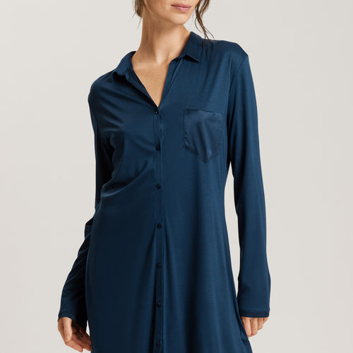 77420 Grand Central Boyfriend Shirt - 1652 Mystic Blue