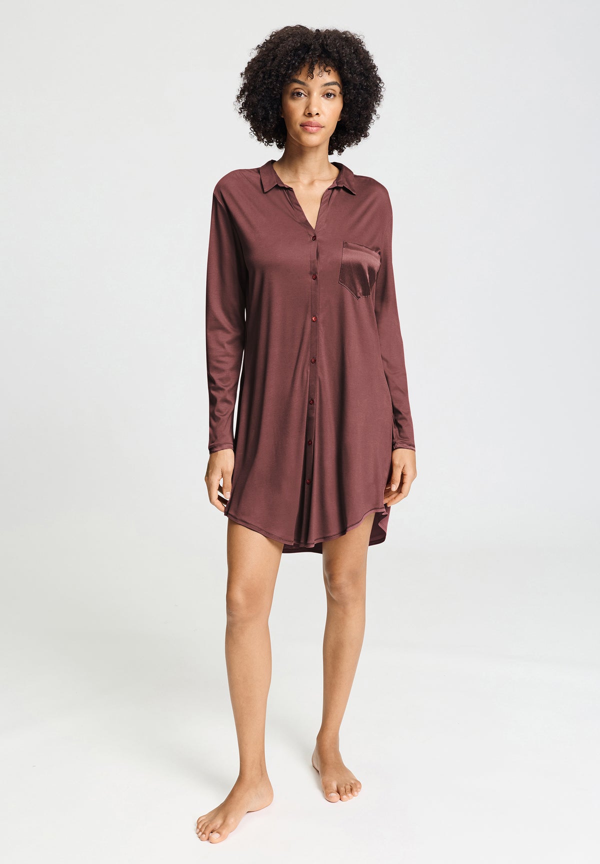 Grand Central Button Front Sleep Shirt | Apple Butter 77420-2441