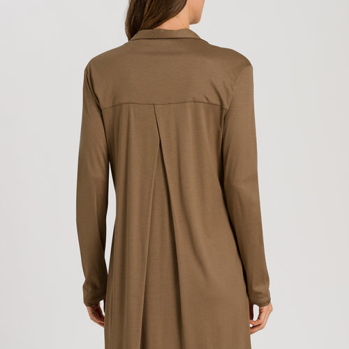 77420 Grand Central Boyfriend Shirt - 2821 Walnut